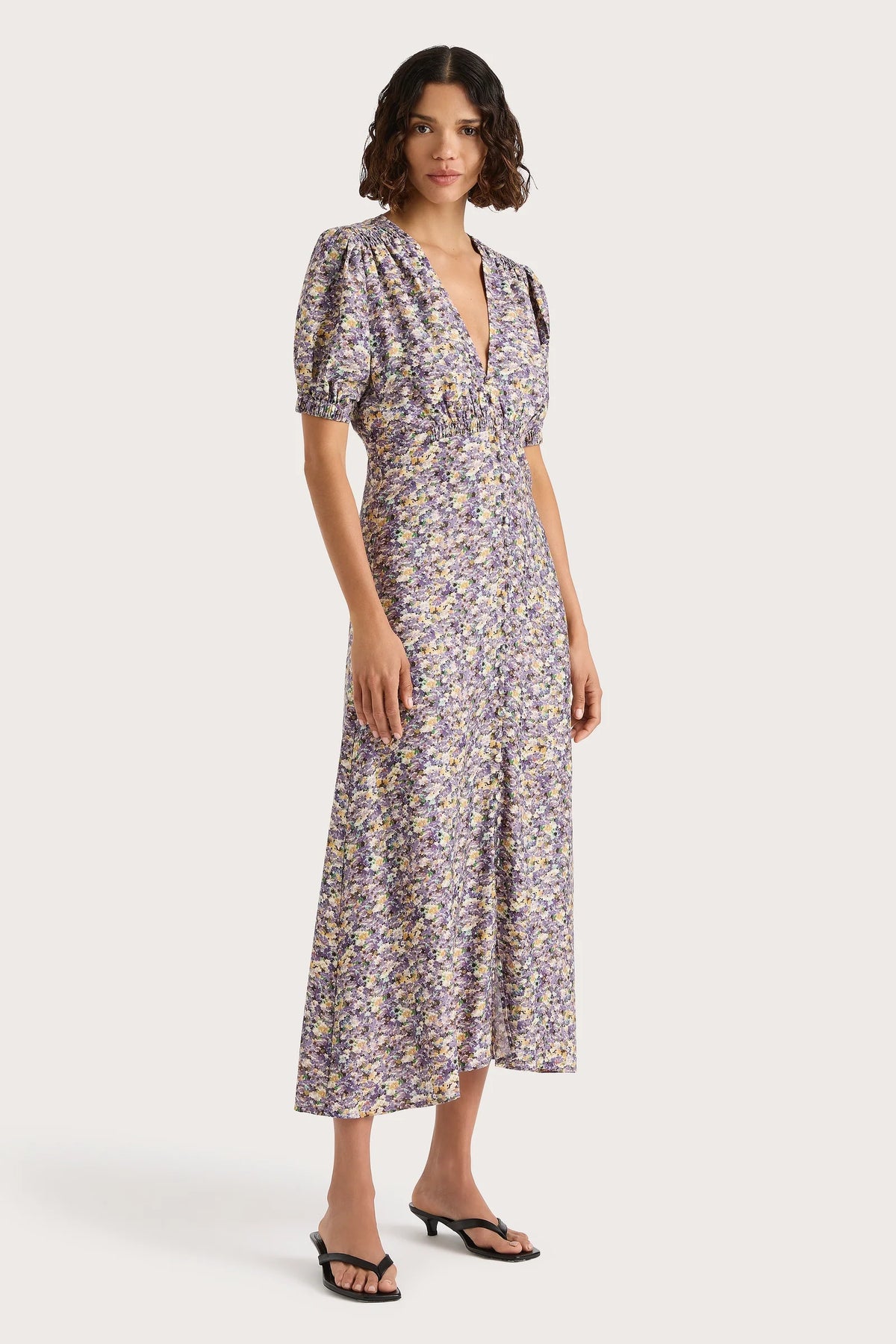 Bellavista Midiklänning - Valerie Floral - Lila