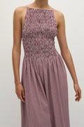 Laia Maxi Dress - Gingham Deep Red