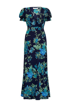 Reis Midi Dress - Escala Floral/Navy