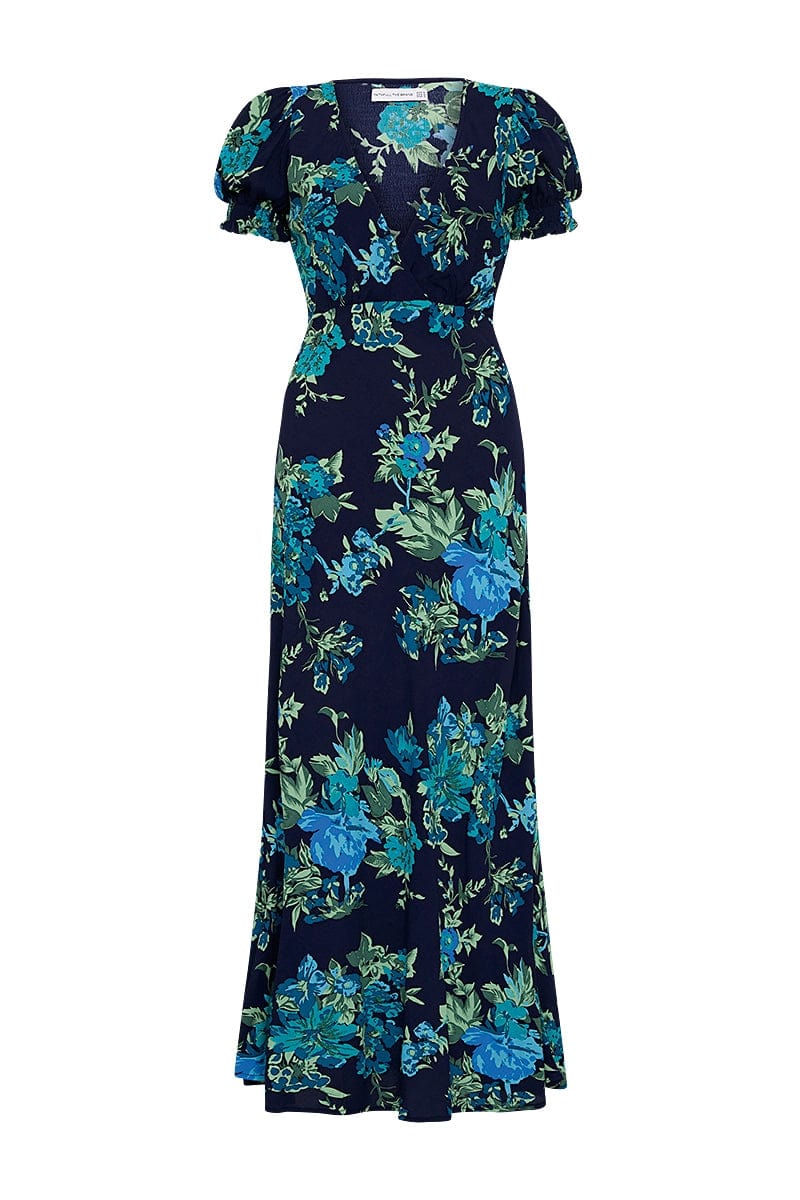 Reis Midi Dress - Escala Floral/Navy
