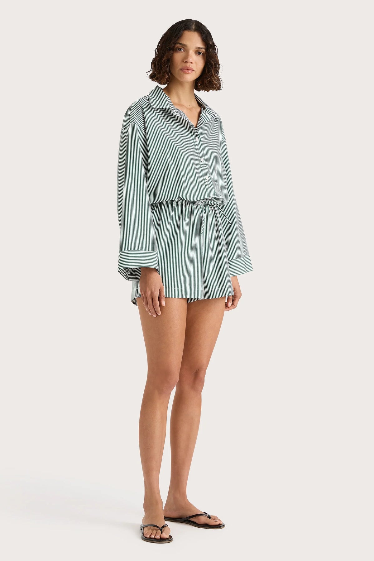 Freja Playsuit - Grönrandig