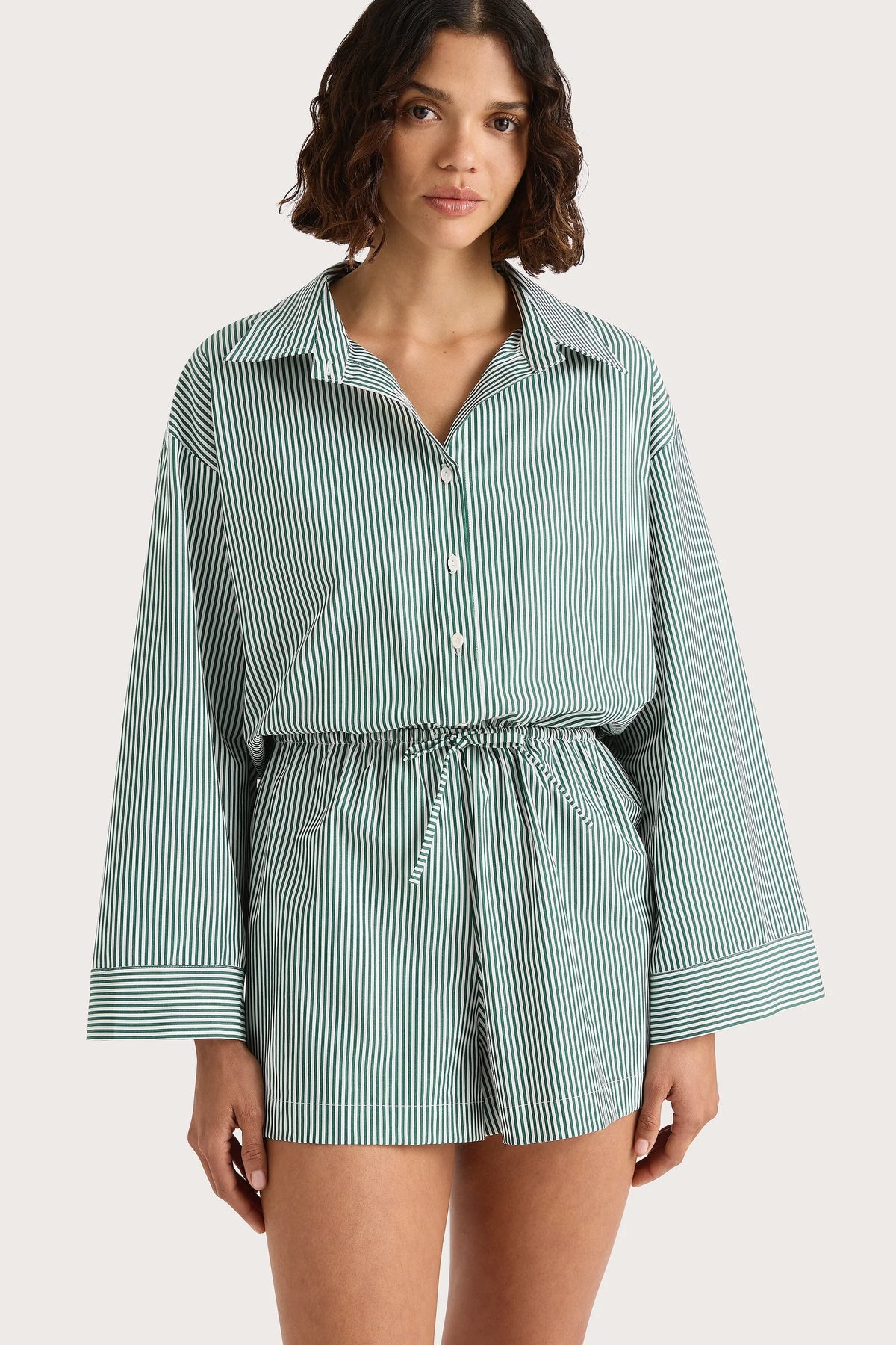 Freja Playsuit - Grönrandig