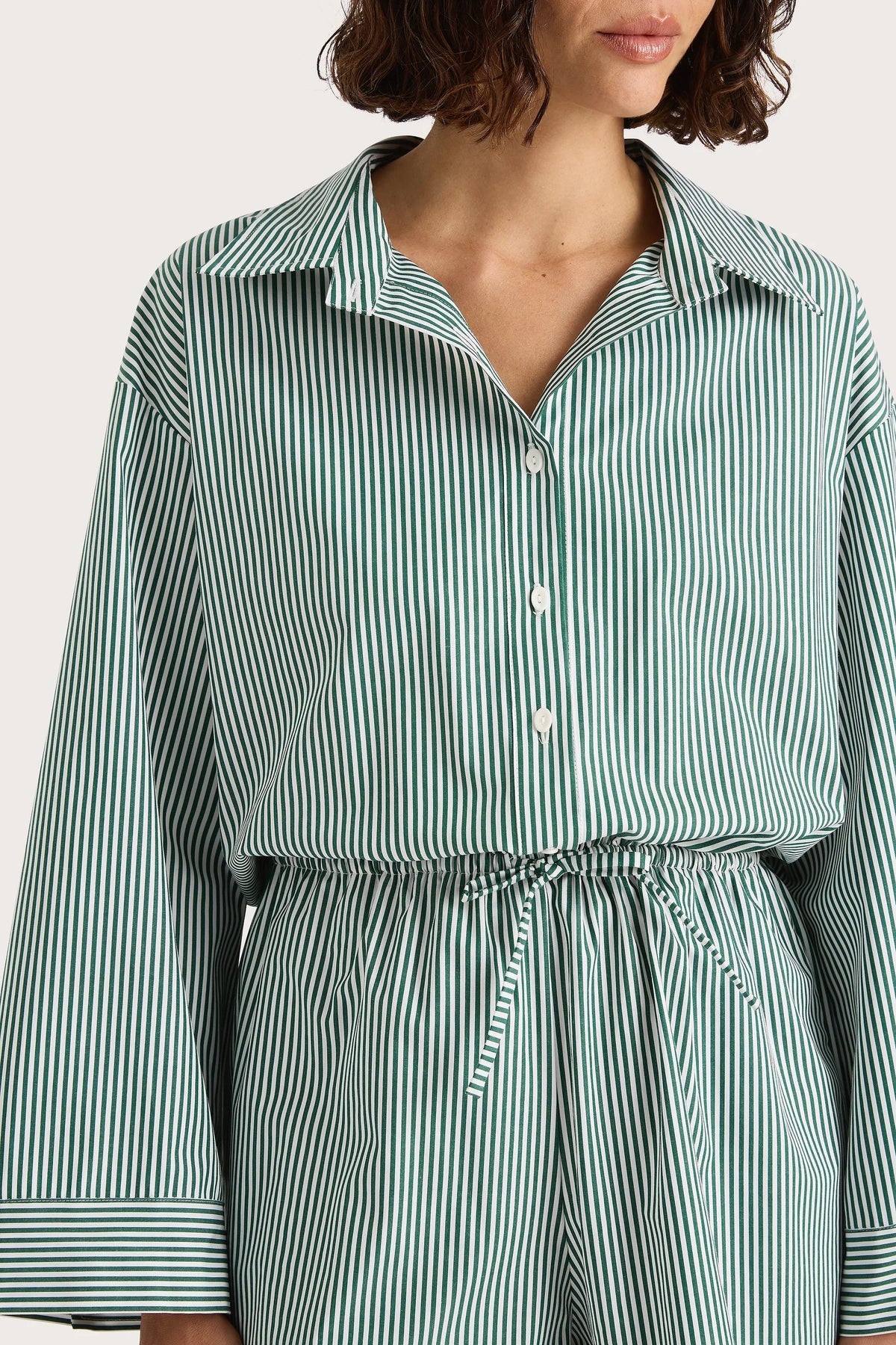 Freja Playsuit - Grönrandig