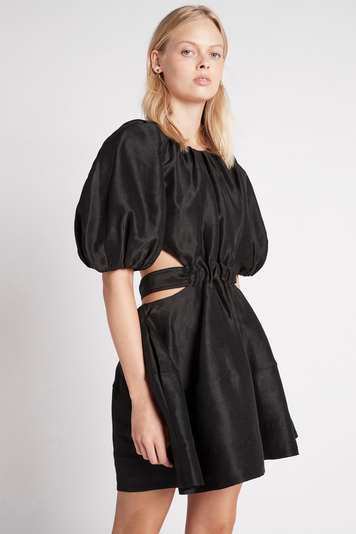 Mimosa Cut Out Mini Dress - Black