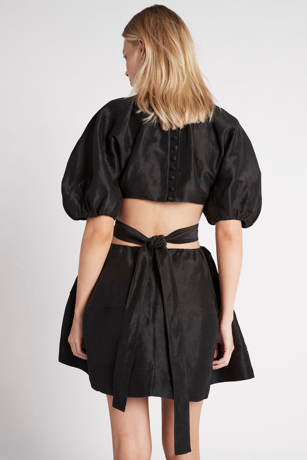 Mimosa Cut Out Mini Dress - Black