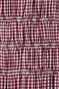 Laia Maxi Dress - Gingham Deep Red