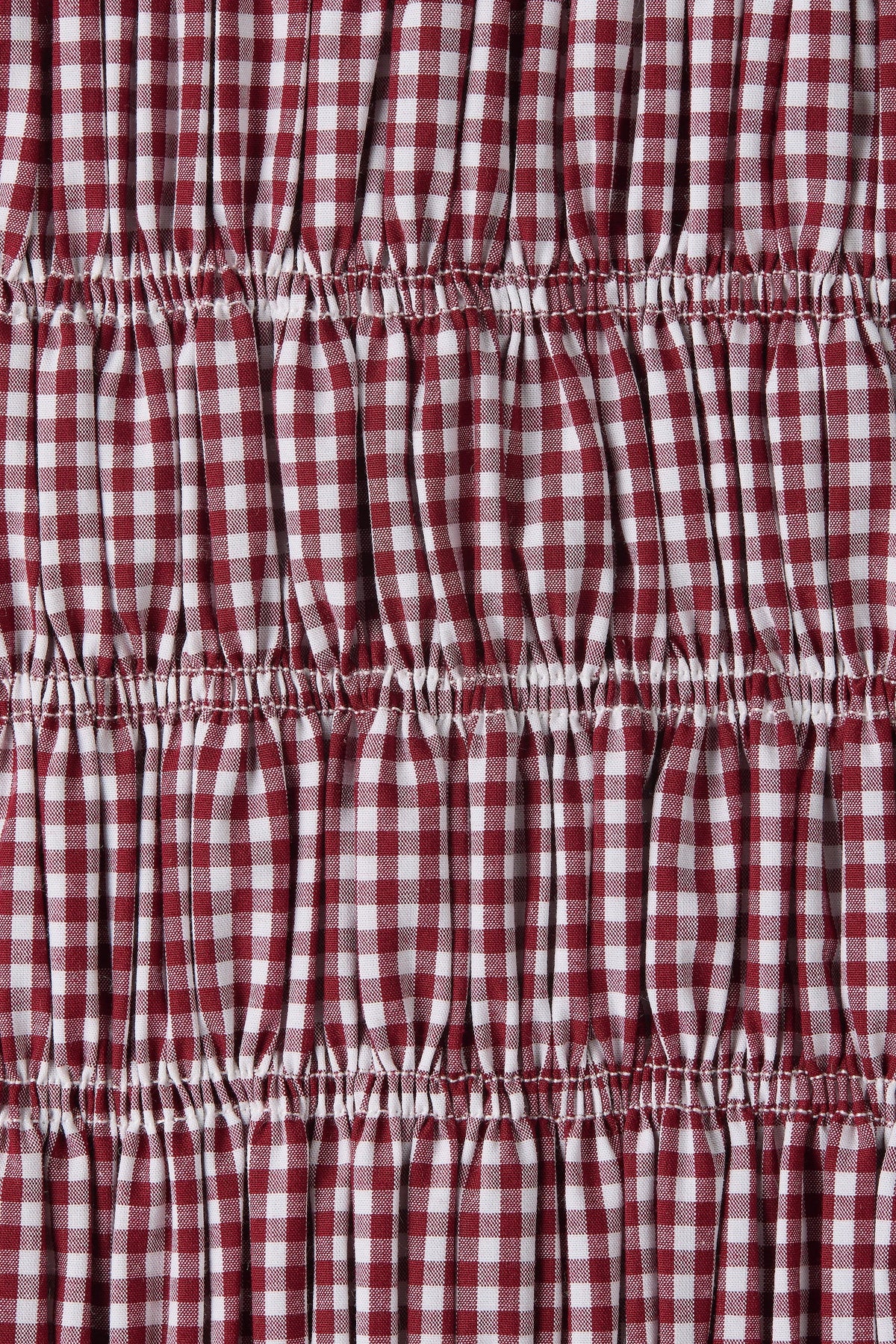 Laia Maxi Dress - Gingham Deep Red