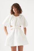 Mimosa Cut Out Mini Dress - Ivory