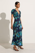Reis Midi Dress - Escala Floral/Navy