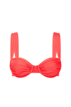 Sol Bikini Top - Vermillion
