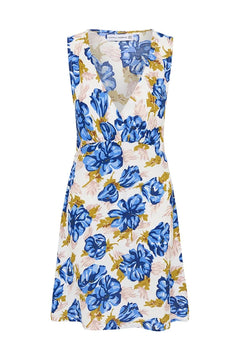 Penne Mini Dress - Isadora Floral Navy