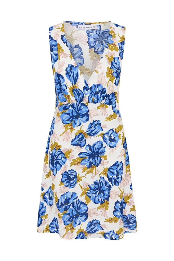 Penne Mini Dress - Isadora Floral Navy