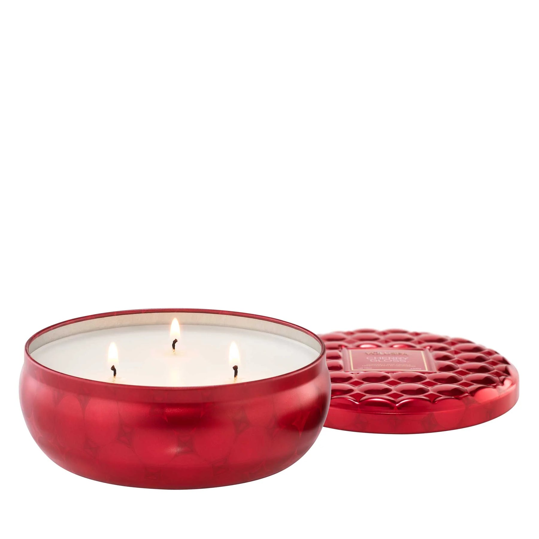 3 Wick Tin Candle - Cherry Gloss