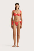 Sol Bikini Top - Vermillion