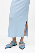 Feminine Buckle Ballerina Charms Denim - Faded Denim