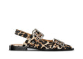 Feminine Buckle Ballerina Print - Leopard