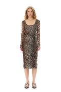 Feminine Buckle Ballerina Print - Leopard