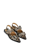 Feminine Buckle Ballerina Print - Leopard