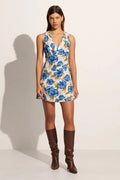 Penne Mini Dress - Isadora Floral Navy