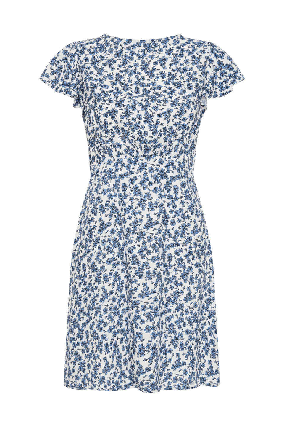 Valras Miniklänning - Leilani Print/Mid Blue