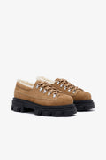 Cleated Derbies Suede - Cognac