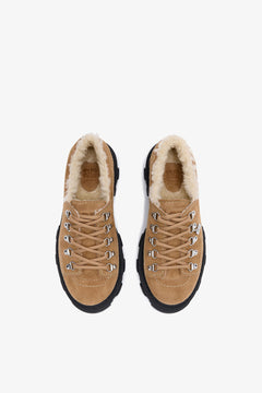 Cleated Derbies Suede - Cognac
