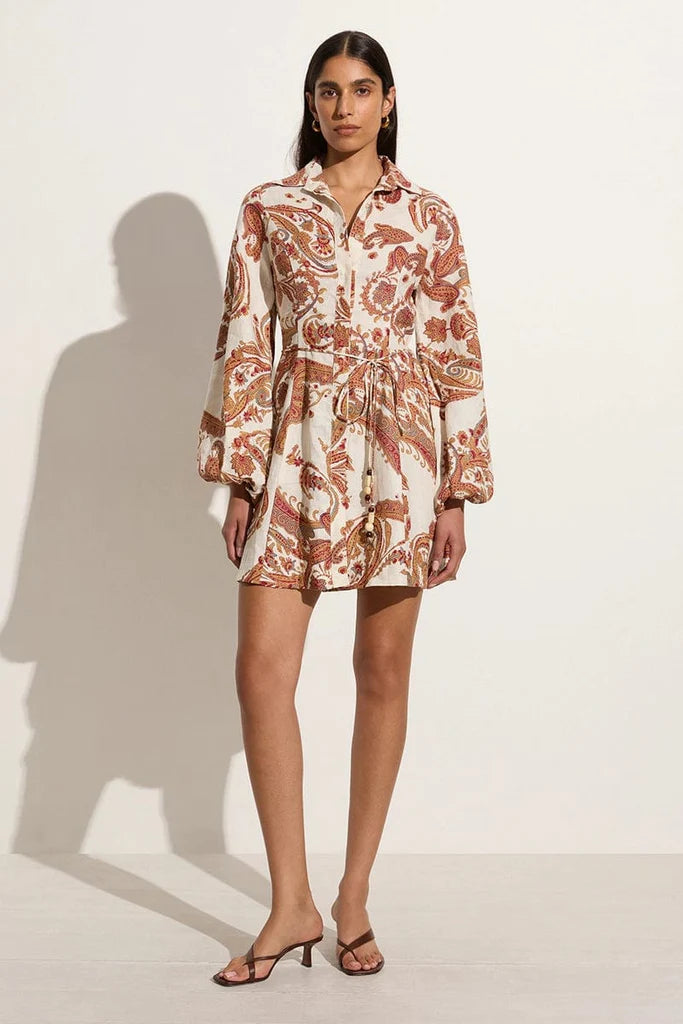 Rae Mini Dress - Alessia Paisley