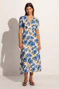 Bellavista Midi Dress - Isadora Floral Navy