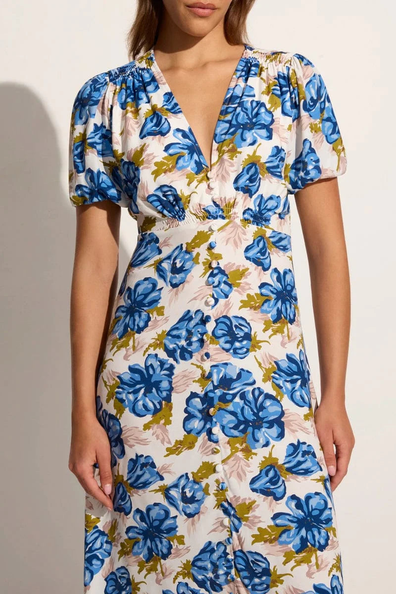 Bellavista Midi Dress - Isadora Floral Navy