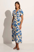 Bellavista Midi Dress - Isadora Floral Navy