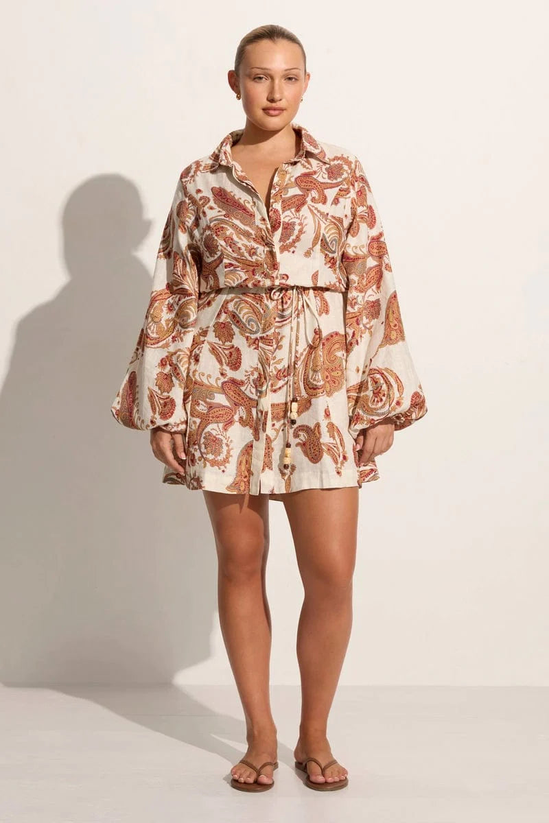 Rae Mini Dress - Alessia Paisley