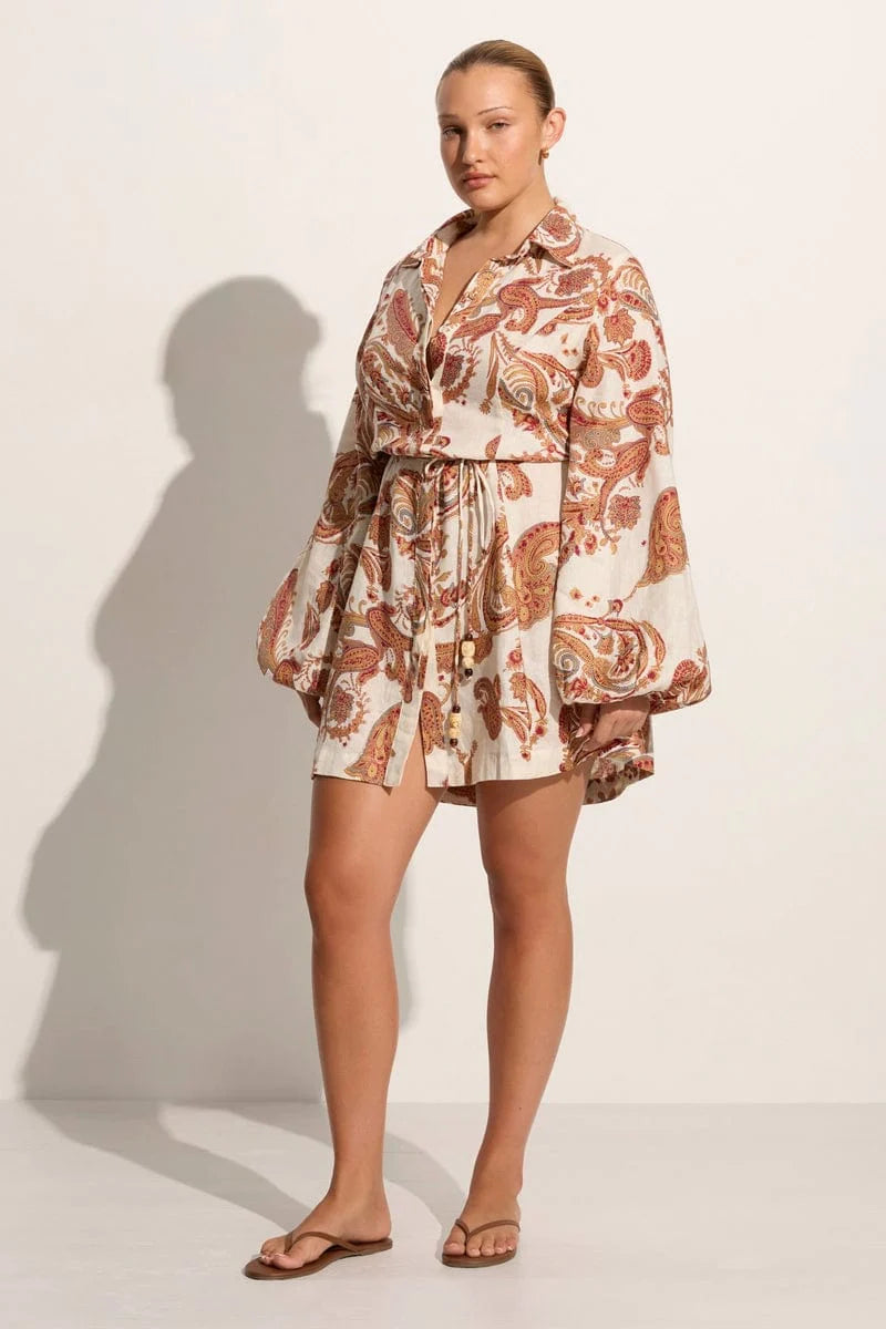 Rae Mini Dress - Alessia Paisley