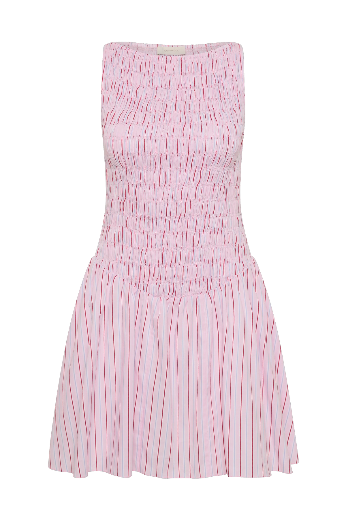 Martina Mini Dress - Fiori Stripe Palazzo