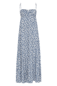 Anessa Maxi Dress - Leilani Print/Mid Blue