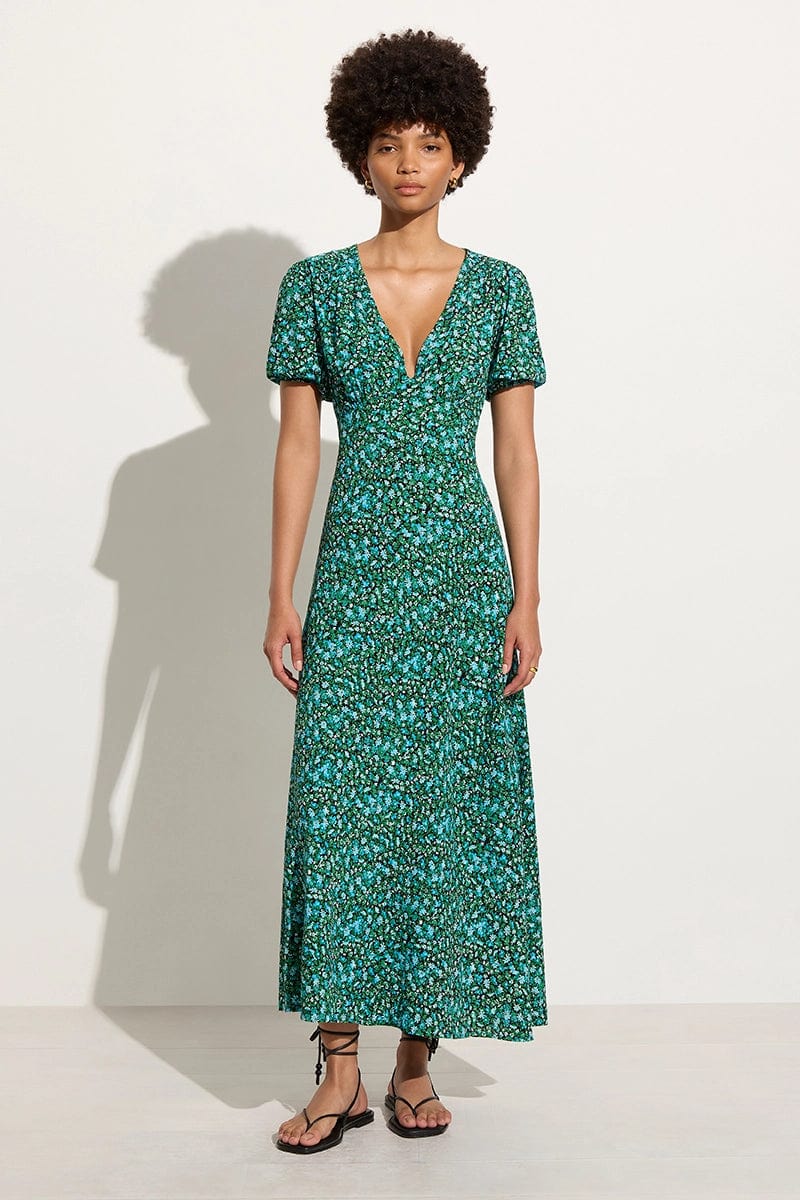 Las Mayas Midi Dress - Marilla Floral
