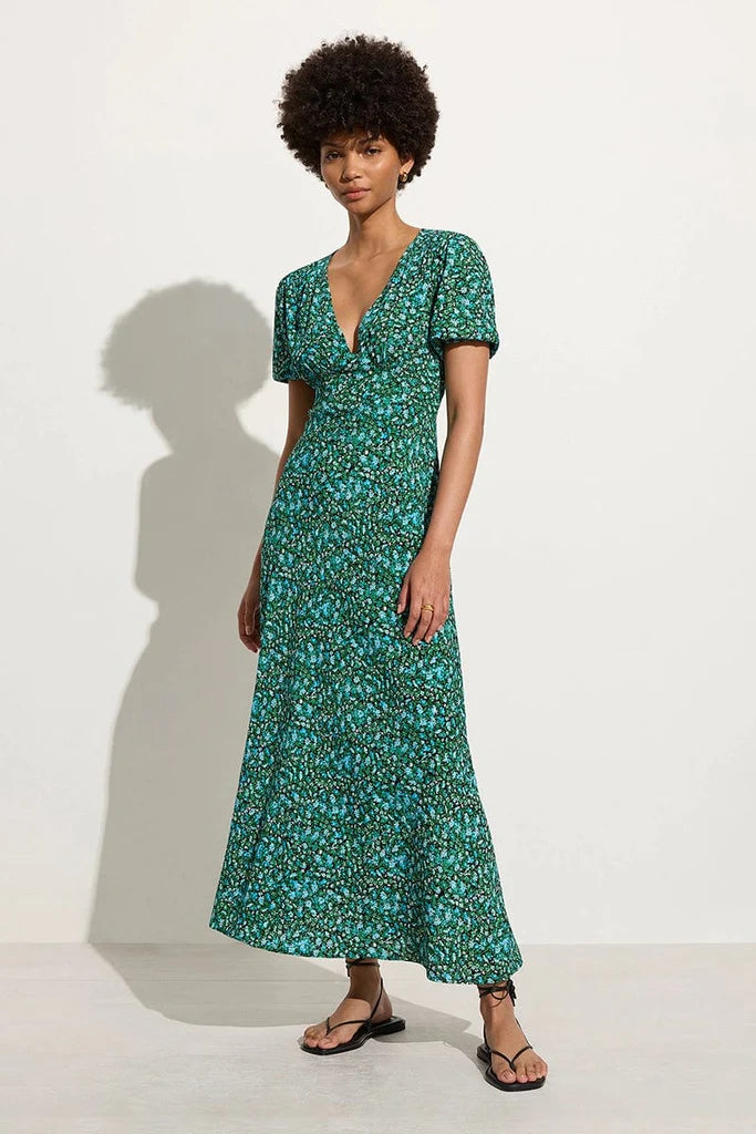 Las Mayas Midi Dress - Marilla Floral