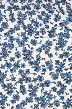 Valras Mini Dress - Leilani Print/Mid Blue