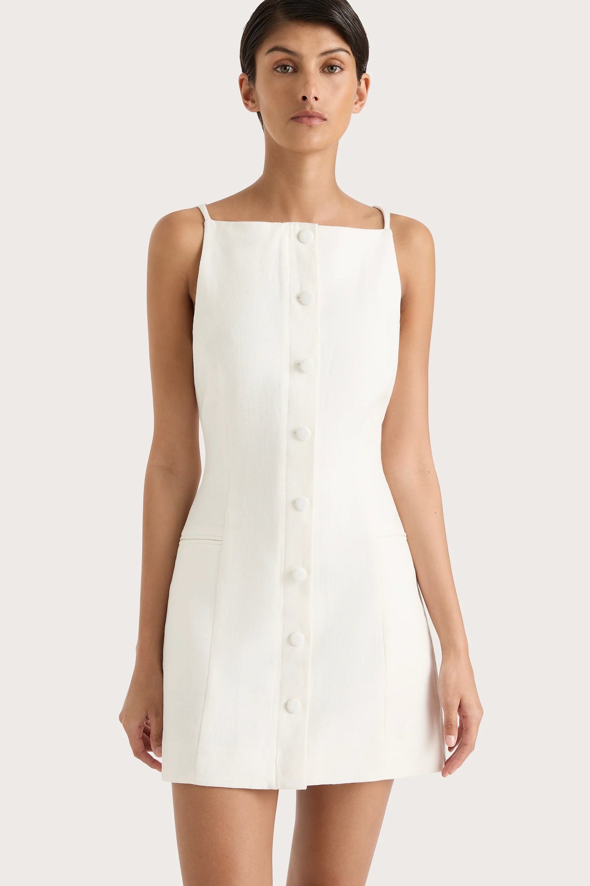 Ambra Mini Dress - Vit