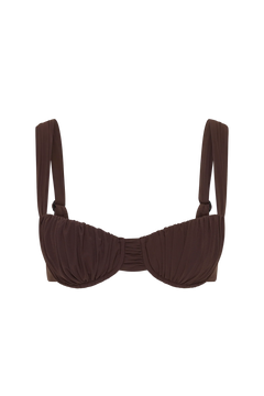 Emily Bikini Top - Coffee