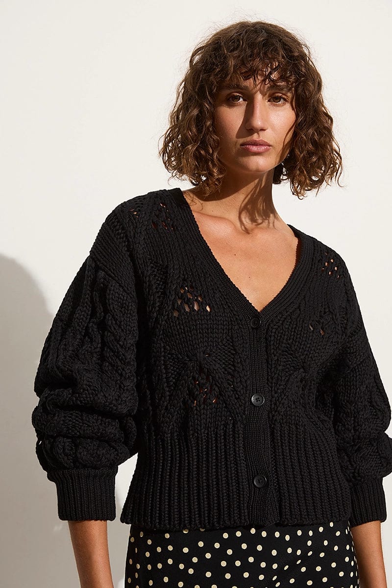 Dayana Cardigan - Black