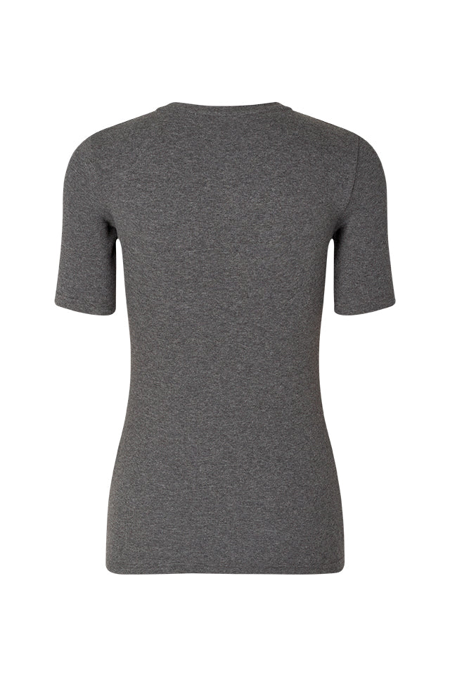 Saalexo T-Shirt - Dark Grey Mel.