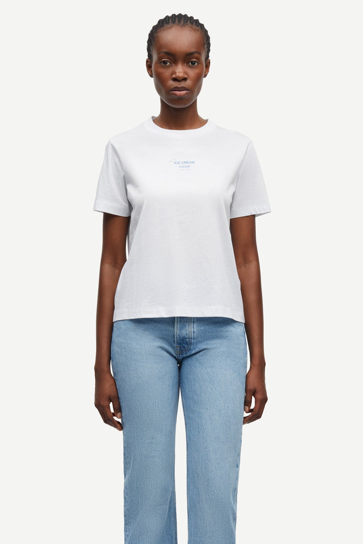 Sacamino Ss T-Shirt - Ice Blue Jasper