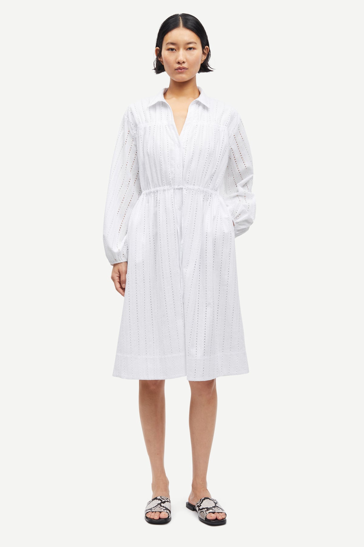 Samanarola Dress - Vit