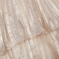 Metallic Tiered Midi Dress - Gold