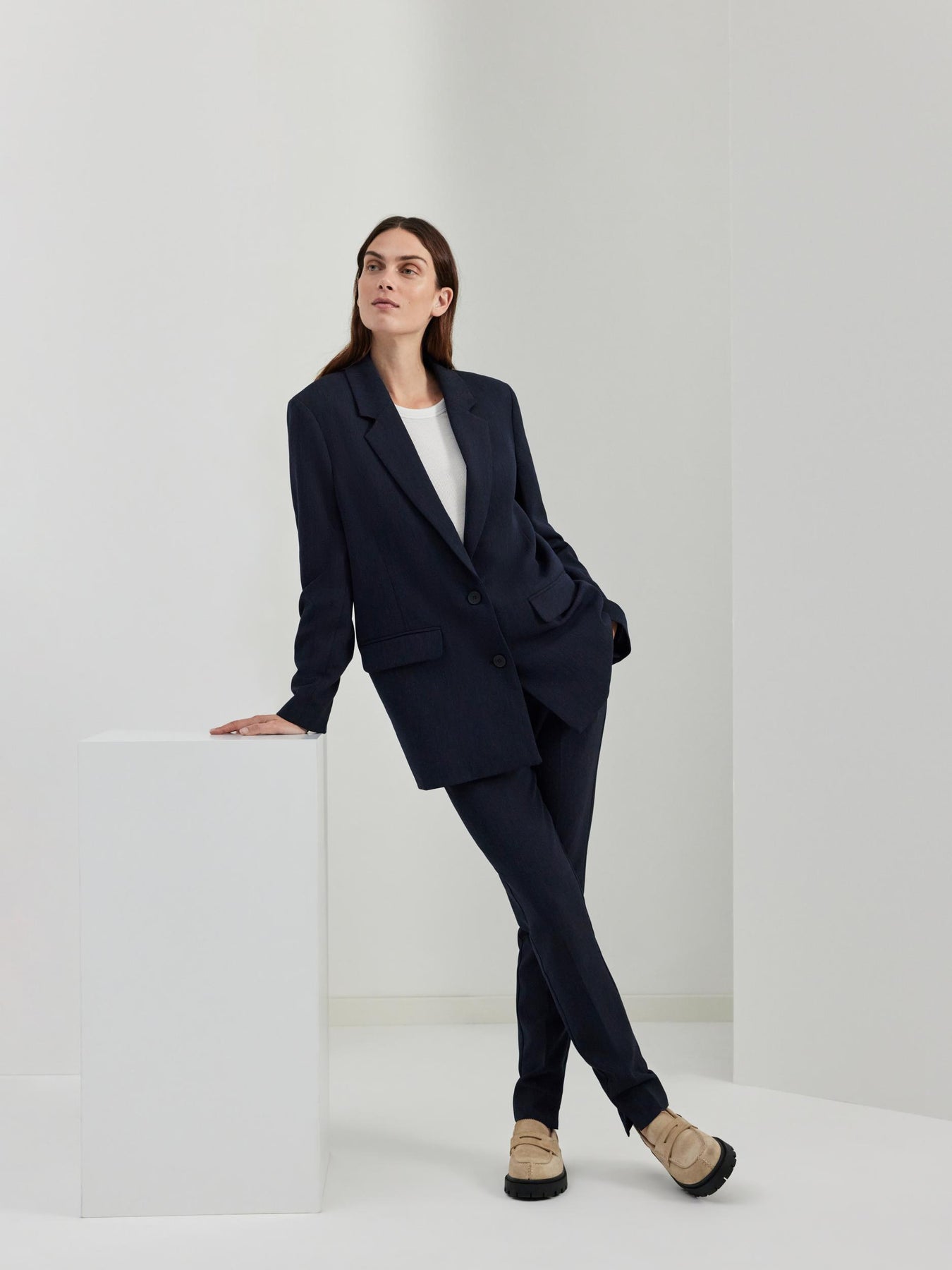 Rita MW Slim Pant - Dark Sapphire