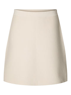 Liva Hw Knit Skirt - Birch