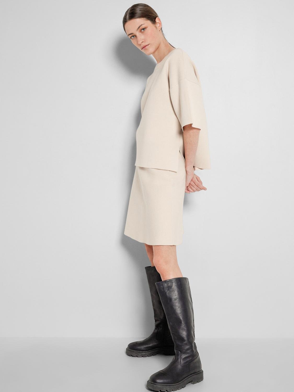 Liva Hw Knit Skirt - Birch