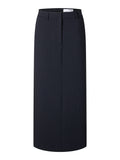 Rita Hw Long Skirt - Dark Sapphire Melange