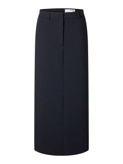 Rita Hw Long Skirt - Dark Sapphire Melange