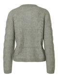Vera Ls Knit Belt Kofta Ex - Vetiver